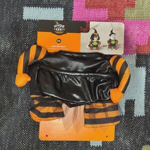 HYDE & EEK Boutique Pet Witch Costume (MISSING PIECES), Orange/Black, XS